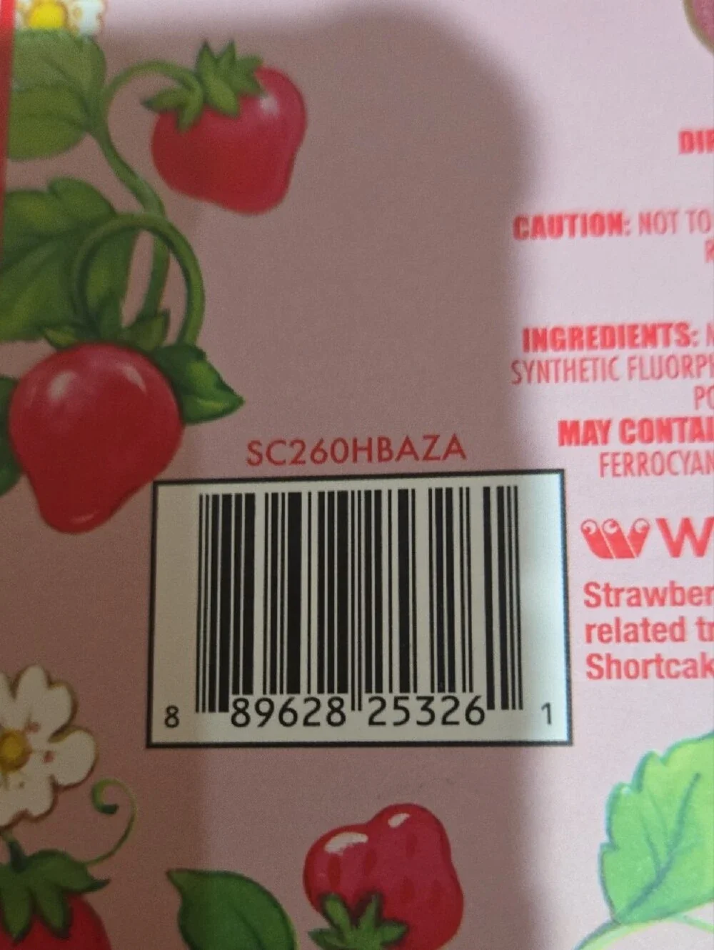 Taste Beauty Strawberry Shortcake Themed Eyeshadow Palette - New